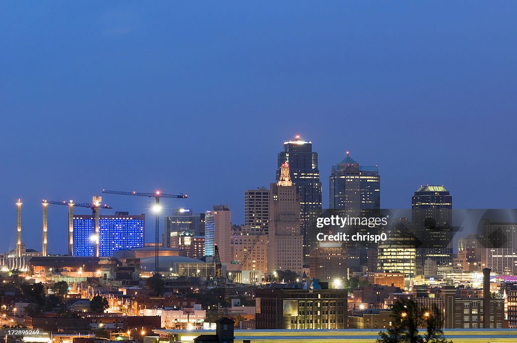 Kansas City Skyline at Dusk