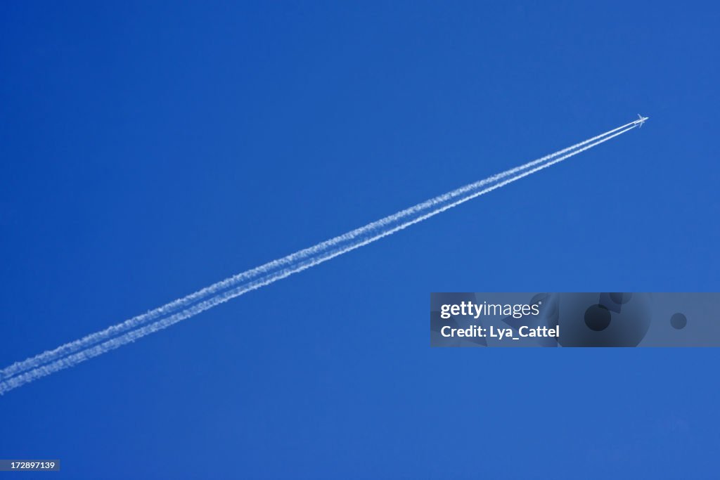 Plane with vapor stripes # 2 XL