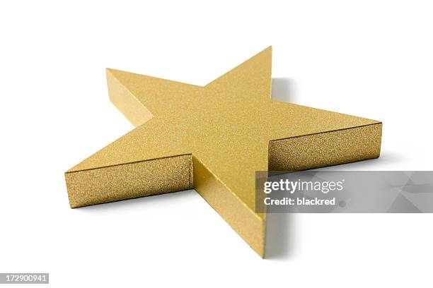 christmas star - 3d stars stock pictures, royalty-free photos & images