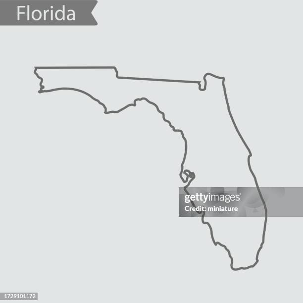 1,543 State Of Florida Outline High Res Illustrations - Getty Images