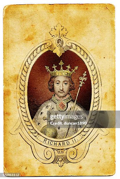 illustrazioni stock, clip art, cartoni animati e icone di tendenza di re riccardo ii d'inghilterra - riccardo ii dinghilterra