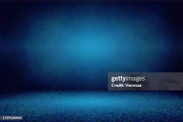 dark blue shade wall and floor background, three dimensional spaceroom for product display, marketing, business... - dark studio background stock illustrations