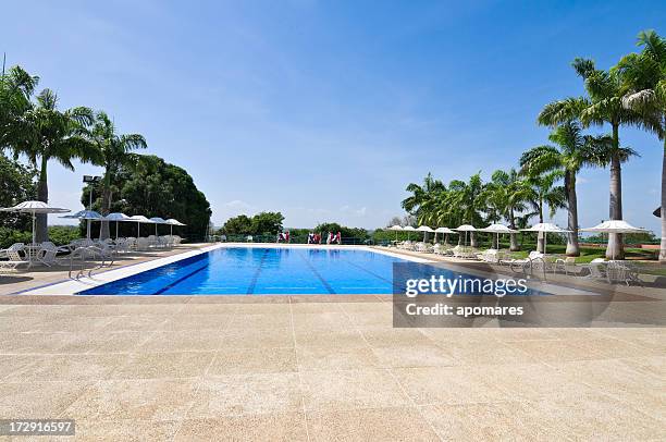 swimming pool - poolside stock pictures, royalty-free photos & images