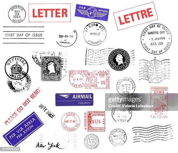 postmarks - usa stock pictures, royalty-free photos & images
