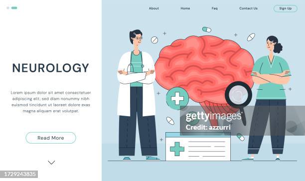 illustration der neurologie - neuropathy stock-grafiken, -clipart, -cartoons und -symbole