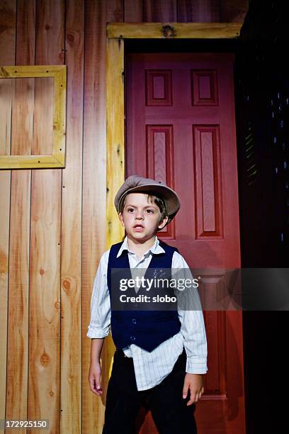 little actor in play - kid actor stock pictures, royalty-free photos & images