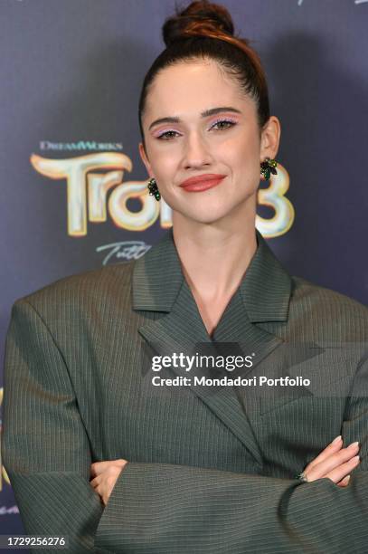 Italian actress and singer Lodovica Comello durante il photocall per la presentazione del film amimato Trolls 3, at The Hoxton. Rome , October 9th,...