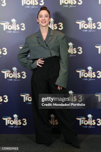 Italian actress and singer Lodovica Comello durante il photocall per la presentazione del film amimato Trolls 3, at The Hoxton. Rome , October 9th,...