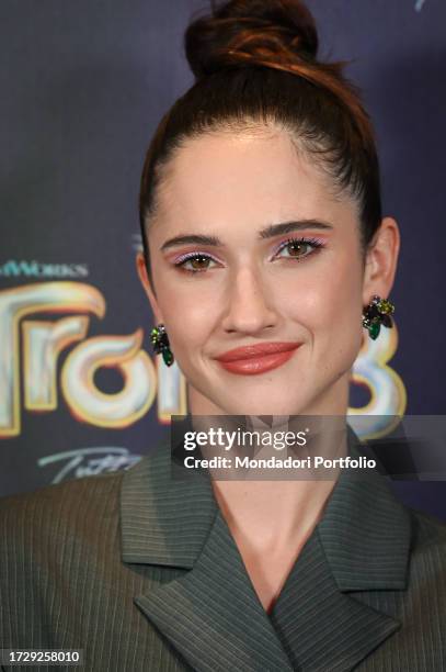 Italian actress and singer Lodovica Comello durante il photocall per la presentazione del film amimato Trolls 3, at The Hoxton. Rome , October 9th,...