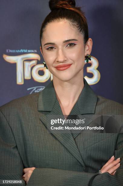 Italian actress and singer Lodovica Comello durante il photocall per la presentazione del film amimato Trolls 3, at The Hoxton. Rome , October 9th,...