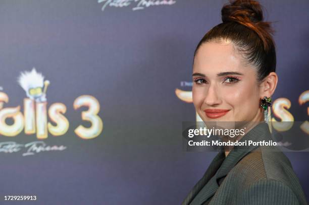 Italian actress and singer Lodovica Comello durante il photocall per la presentazione del film amimato Trolls 3, at The Hoxton. Rome , October 9th,...