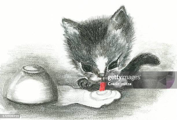 what a shame! i've spilt the milk! - milk texture stock illustrations