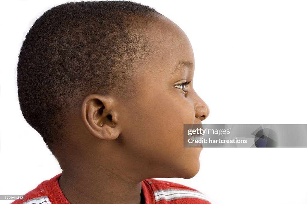 Boy in profile