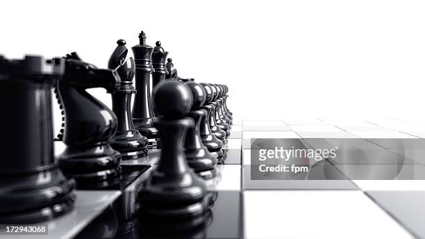 ajedrez ii - tablero de ajedrez fotografías e imágenes de stock