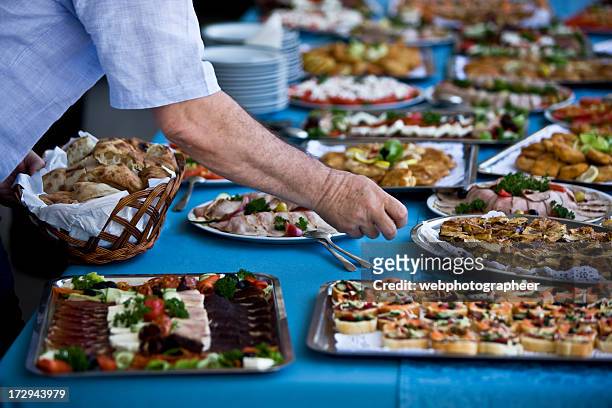 catering. - catering buffet stock-fotos und bilder