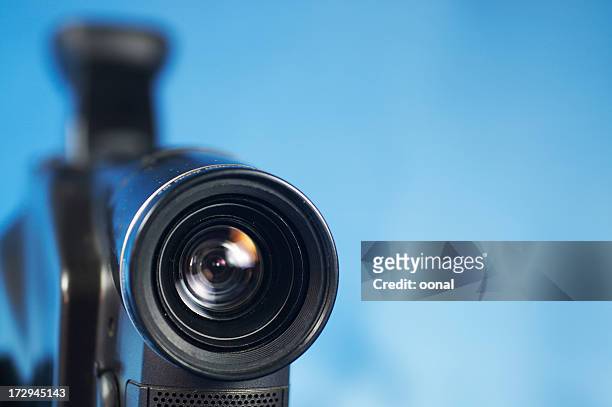 video camera - film camera stockfoto's en -beelden