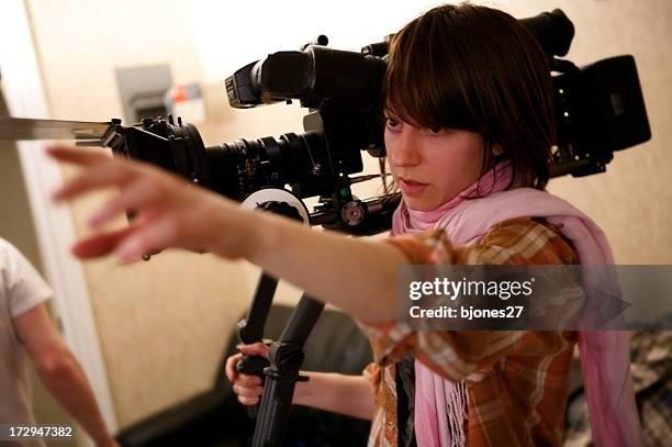 dirigir a filmagem - realizador imagens e fotografias de stock