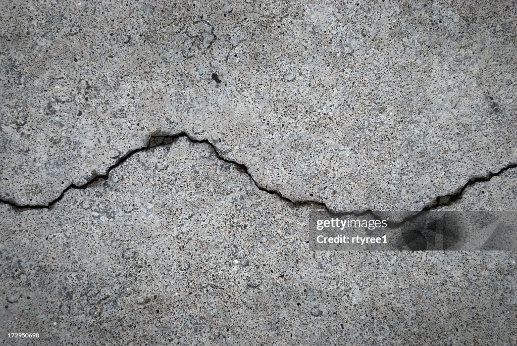 Fissure de béton