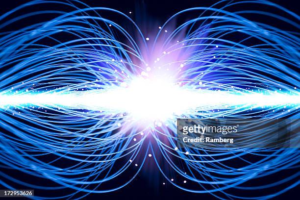 colliding particles abstract xxl - electron stockfoto's en -beelden