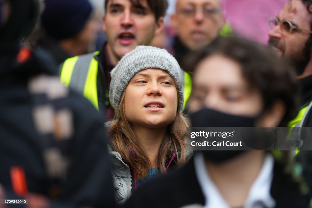 Greta Thunberg Addresses Climate Protest In London