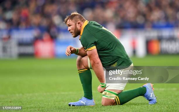 Paris , France - 15 October 2023; Duane Vermeulen of South Africa during the 2023 Rugby World Cup quarter-final match between France and South Africa...