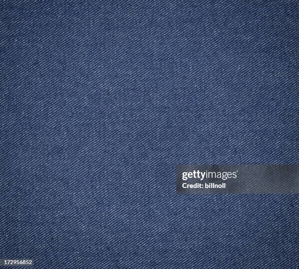 blue denim fabric - spijkerstof stockfoto's en -beelden