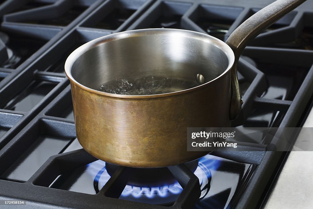 Cobre Panela no Fogão a gás Hz