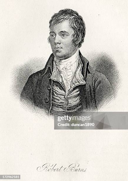 robert burns - robert burns stock illustrations