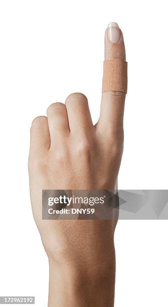 Finger Bandage Cut Finger Band Bandage Stock Photo 1080673193