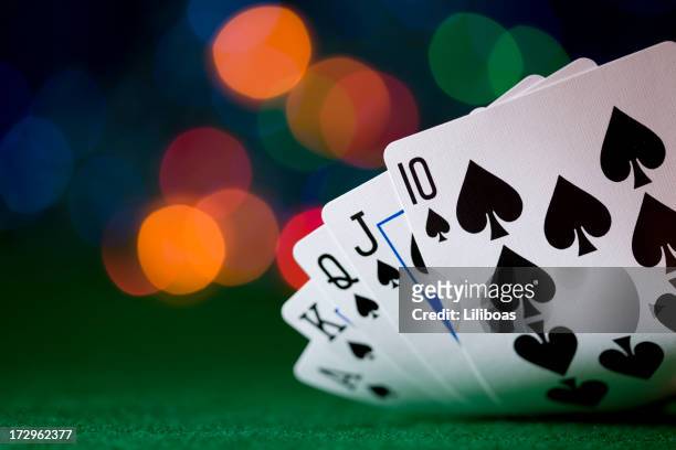 karten (xxl - poker card game stock-fotos und bilder