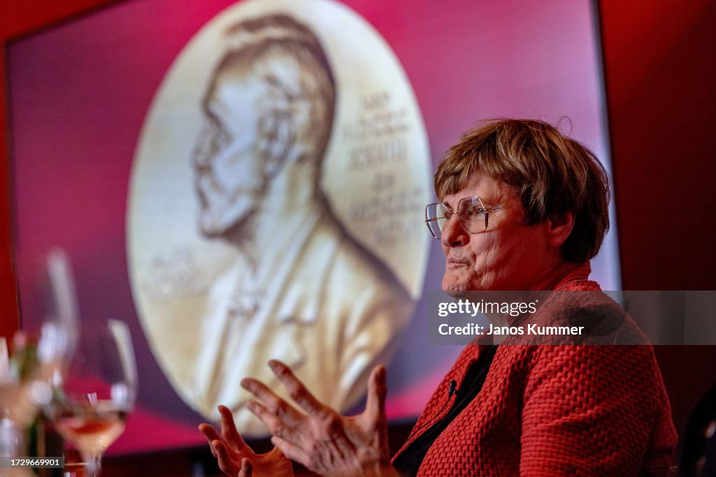 Nobel Prize Laureate In Medicine Katalin Kariko Delivers Press Conference In Hungary