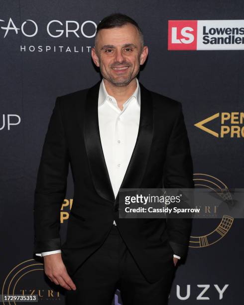 Gary Vaynerchuk attends The 15th Anniversary Pencils of Promise Gala at The Ziegfeld Ballroom on October 10, 2023 in New York City.