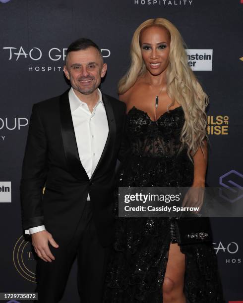 Gary Vaynerchuk and Kailee Scales attend The 15th Anniversary Pencils of Promise Gala at The Ziegfeld Ballroom on October 10, 2023 in New York City.