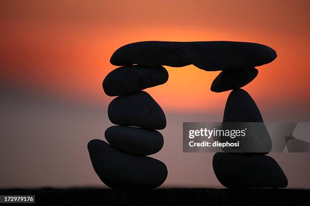 229 Pile Of Rocks Silhouette Stock Photos, High-Res Pictures, and