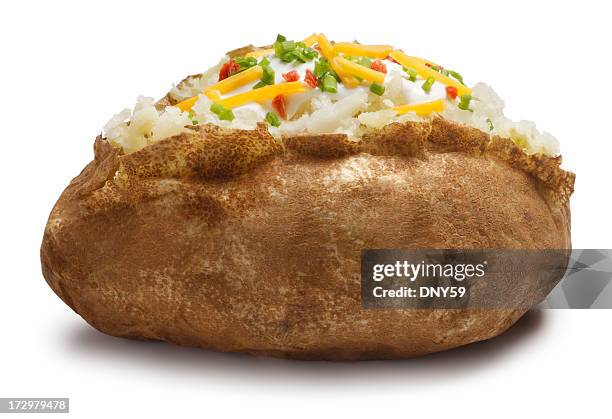 baked potato - jacket potato stock pictures, royalty-free photos & images