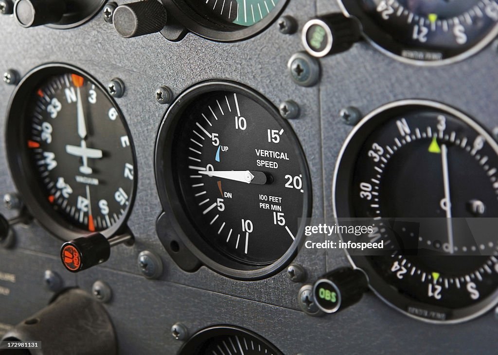 Cockpit of a Diamond Star Airplane