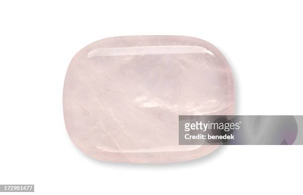 rose quartz - smooth stones stock pictures, royalty-free photos & images