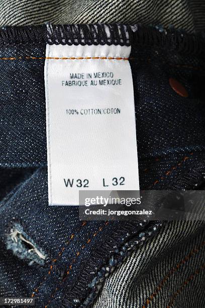 jeans tag - jeans label stock pictures, royalty-free photos & images