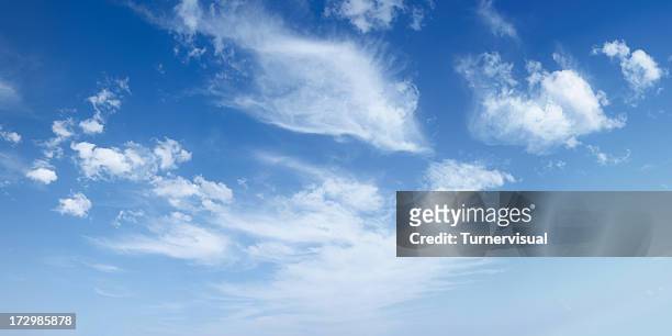 wispy clouds xxl - 50 megapixel - cloud sky stock pictures, royalty-free photos & images