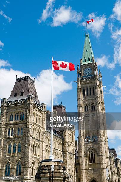 el parlamento canadiense - ottawa fotografías e imágenes de stock