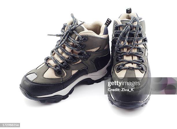 wandern-schuhe - hiking shoes stock-fotos und bilder