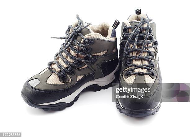 hiking shoes - laars stockfoto's en -beelden