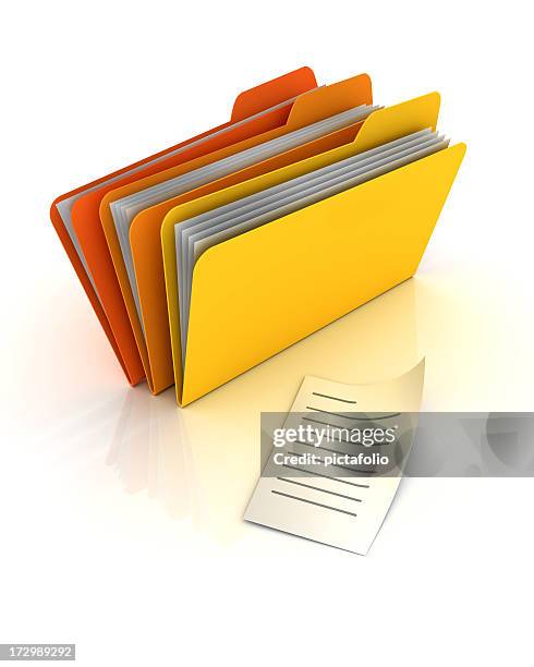 folders and files - archive 2008 stock pictures, royalty-free photos & images