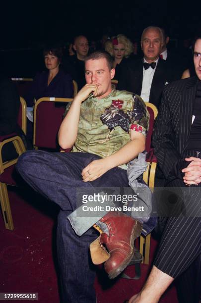 British fashion designer Alexander McQueen attends the Lloyds Bank Fashion Awards, Royal Albert Hall, London, 22nd October 1997.