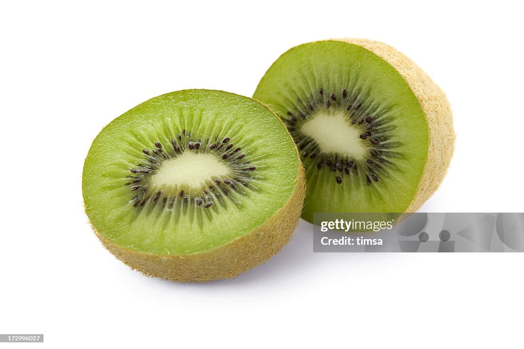 Kiwi isolated on white