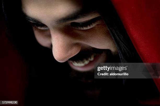 jesus face - always with a smile stock pictures, royalty-free photos & images