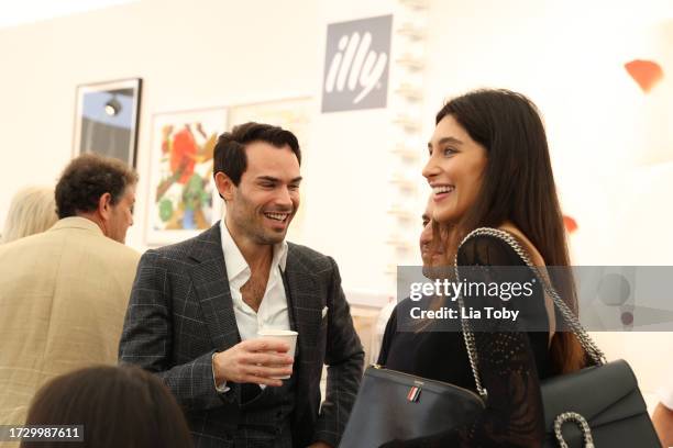 Mark-Francis Vandelli pictured at the illycaffè reveal of new illy Art Collection Lee Ufan, at 2023 Frieze London Preview eveningt on October 11,...