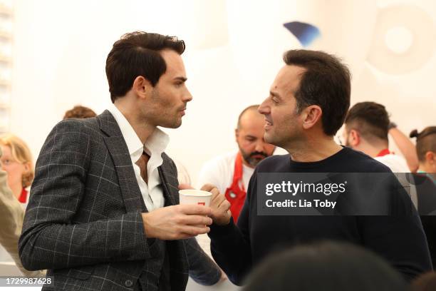 Mark-Francis Vandelli pictured at the illycaffè reveal of new illy Art Collection Lee Ufan, at 2023 Frieze London Preview eveningt on October 11,...