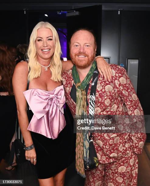 Denise van Outen and Leigh Francis aka Keith Lemon attend The Virgin Atlantic Attitude Awards 2023 at The Roundhouse on October 11, 2023 in London,...