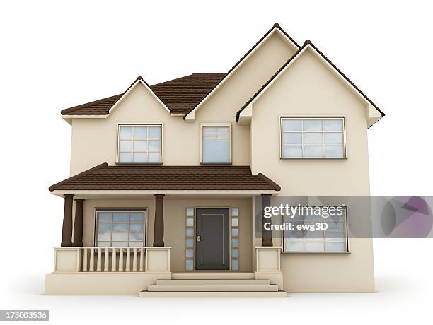 house - front view stock pictures, royalty-free photos & images